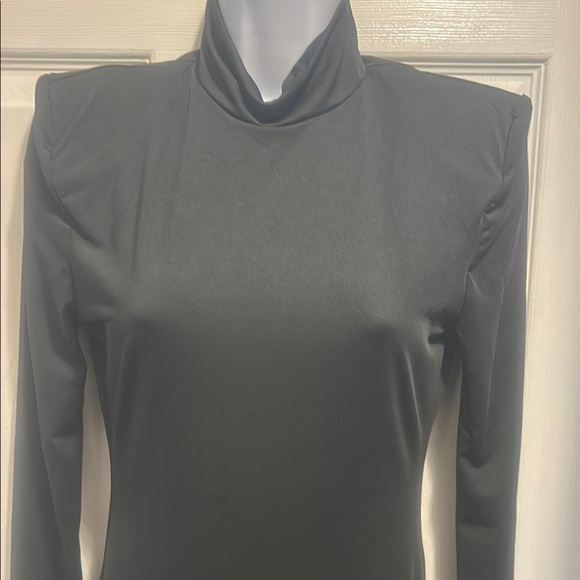 SHEIN Black Long Sleeve Dress - Picture 3 of 5